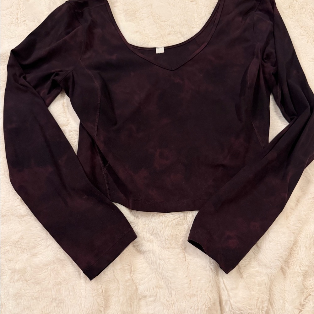 Lululemon align long sleeve size 12. Diamond Dye Cassis color